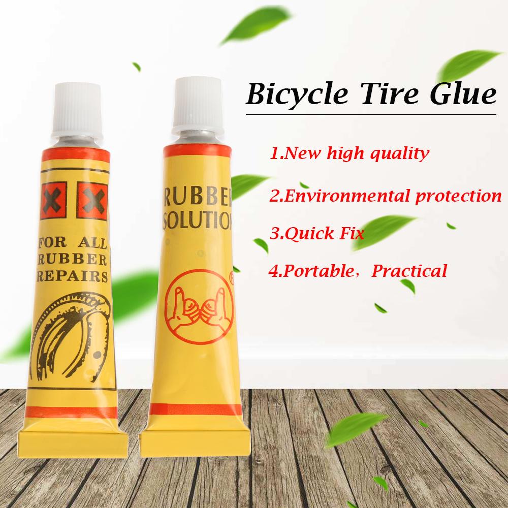 5pcs/Lot 8 ML New Multifunction Black Liquid Bicycle Tire Glue Rubber Cement Repair Tools Bike Cycling