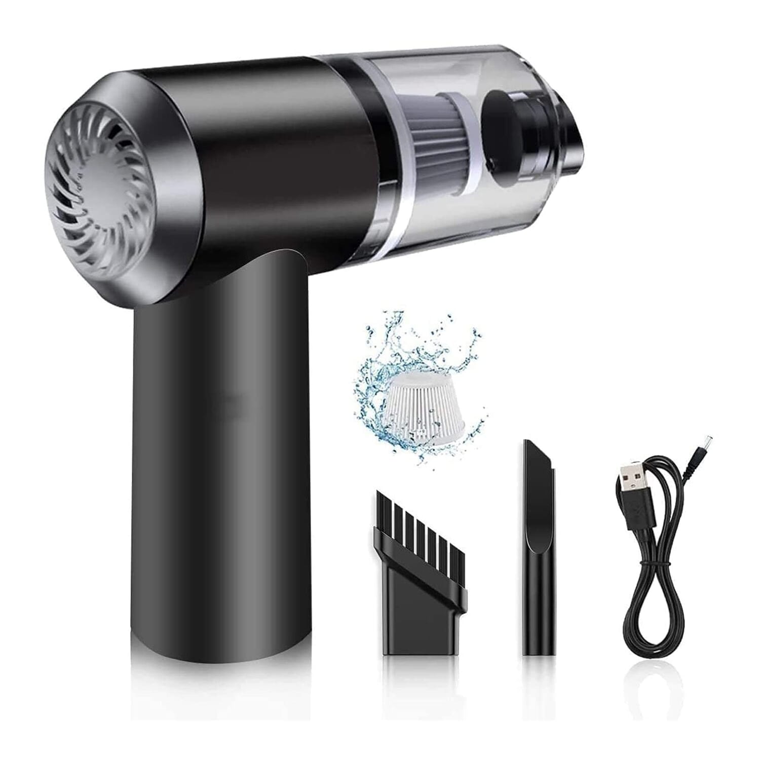 Rechargeable 2 In 1 Vacuum Cleaner (Dust Collection / Lighting)