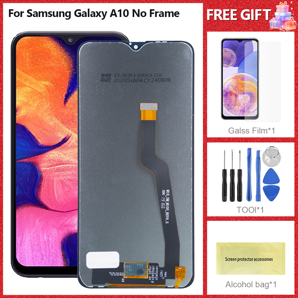 Clearance sale 6.2 inch High Quality LCD For Samsung A10 A105 SM-A105F SM-A105FN LCD Display Screen replacement Digitizer Assembly with Frame