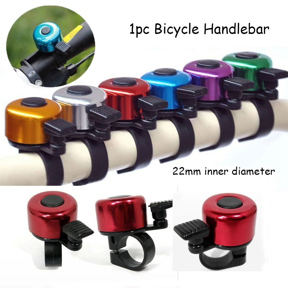 New Outdoor Protective Aluminum Alloy Safety Bike Bell Horn Sound Alarm Cycling Bicycle Handlebar Metal Ring