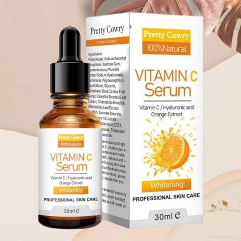 Pretty Cowry Vitamin C Face Serum With Hyaluronic And Orange Extracts 30ml