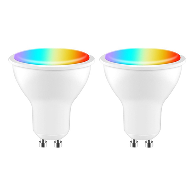 Tuya GU10 Smart LED Bulb Dimmable 5W AC200-240V WIFI+Bluetooth Smart Life App Control Work with Home 2PCS