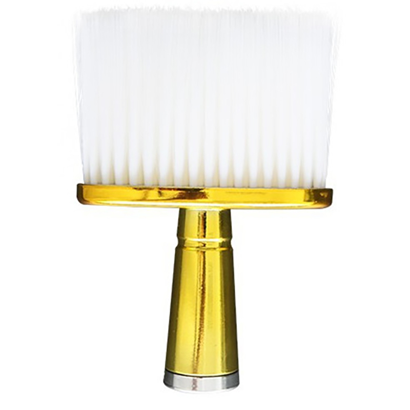 OUMERY Barber NeCk Duster Cleaning Face Hair Brush for Hair Cutting SweePing Brushes Cleaner Barber AccESSories Tool Gold