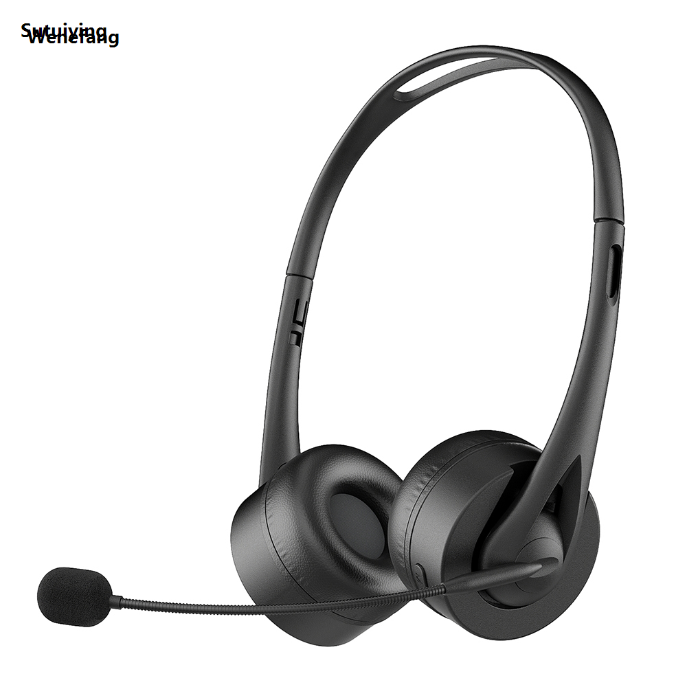 Wenefang Sutuiying Bluetooth 5.3 Call Center Headset Wireless Truck Driver Headphones Hot Selling Luxury with Mic Hands-free Call Noise Cancelling for Laptop PC Phone