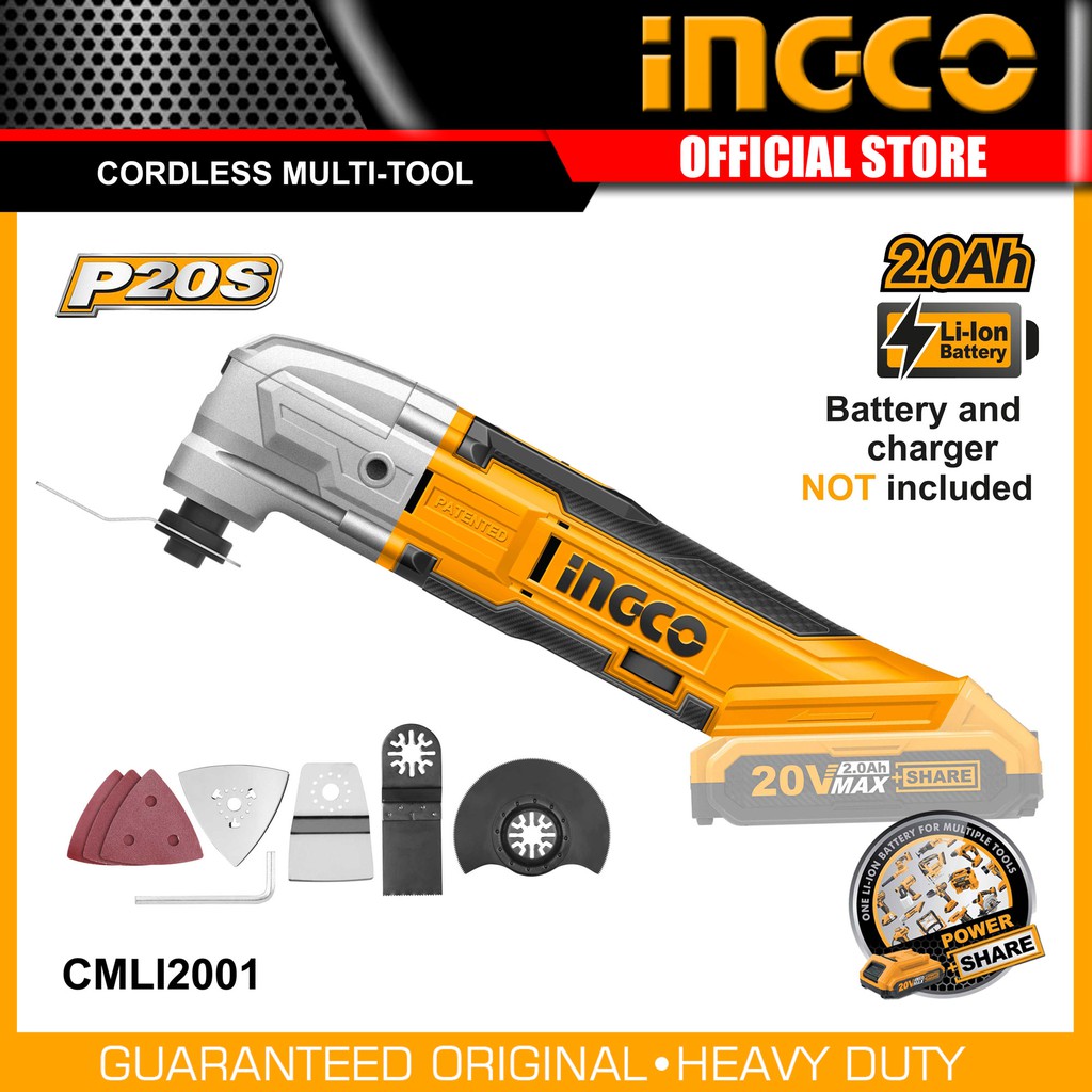 Ingco 8PCS Lithium-Ion Multi-tool - CMLI2001