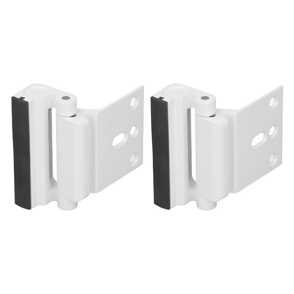2pcs Reliable Aluminium Alloy Door Reinforcement Lock High Security 800 Lbs Withstand Security Door Lock Reinforcement Design Home Door Lock For Apartment