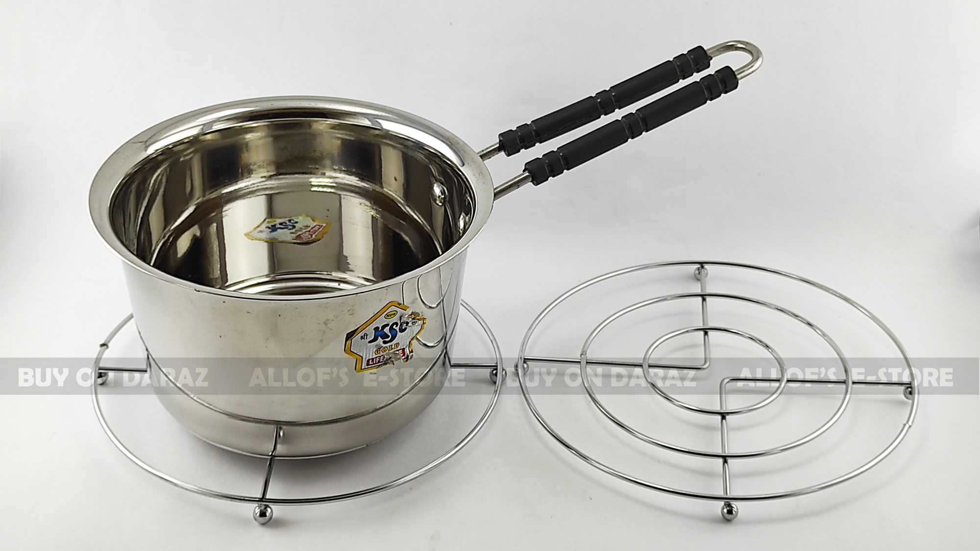 Stainless Steel Hot Pot Stand Approx. 19.5 cm - Set of 2
