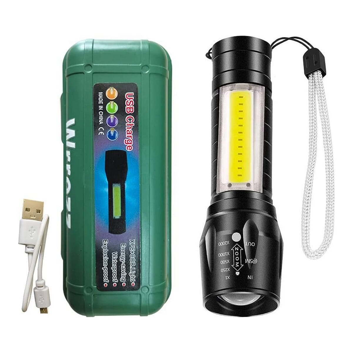 Mini Rechargeable LED Tactical Flashlight Powerful