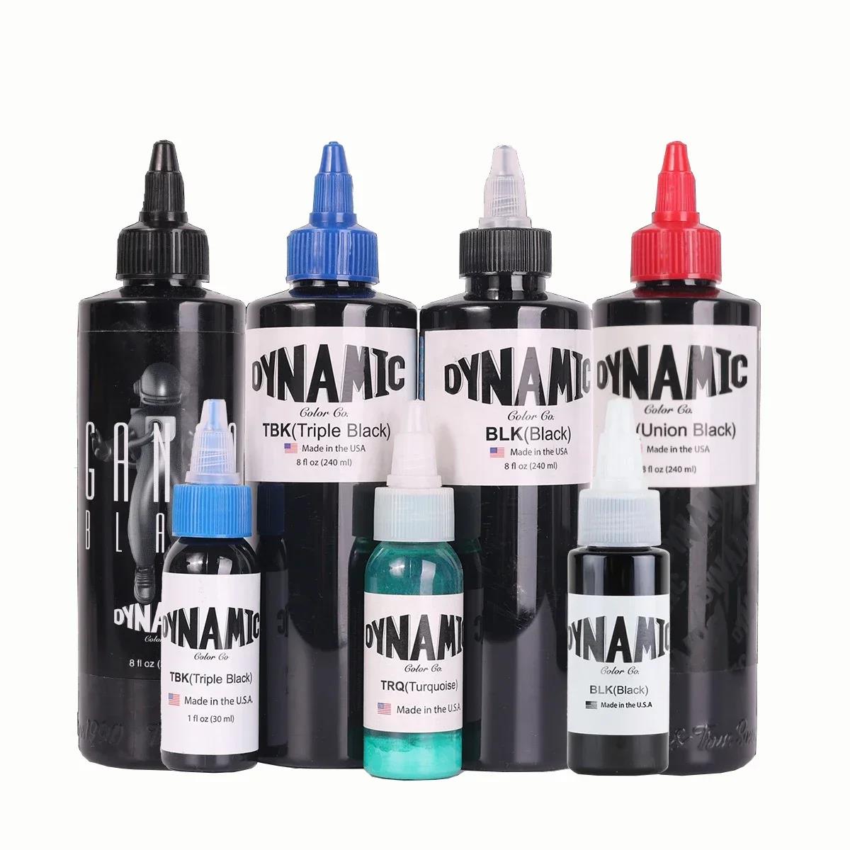 New models on sale Original 1/8 OZ Tattoo Ink For Body Painting Art Natural Plant Micropigmentation Pigment Permanent 30/240ml Dynamic BLK TBK