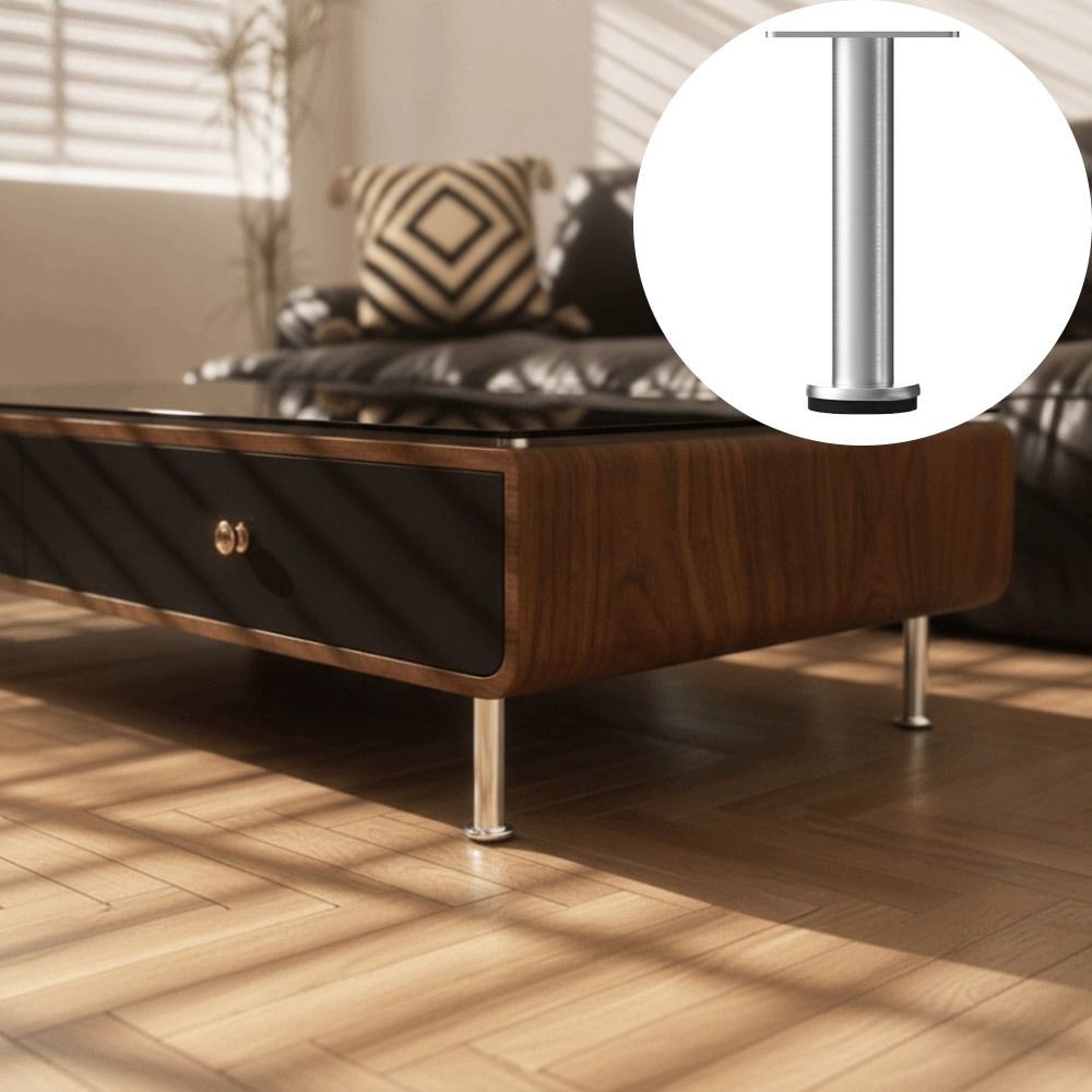 Legs Stainless Steel Sofa Feet Thickened Adjustable Cabinet Legs Light Metal Table Legs Sofa