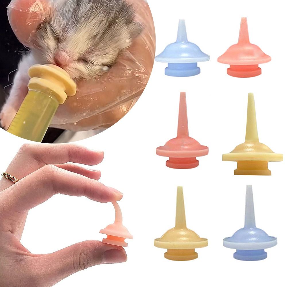 Convenient Mini Newborn Pet Feeding Nipple Dog Cat Feeding Pacifier Pet Feeding Nipple Pet Feeding Supplies for Kitten and Puppy