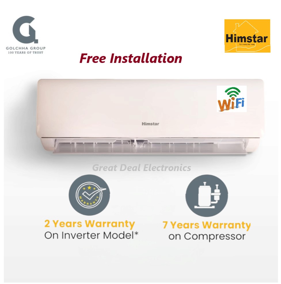 Himstar 1 Ton Hot & Cool Smart Inverter AC With Wifi/App Control HA-12IEIHWK/HE
