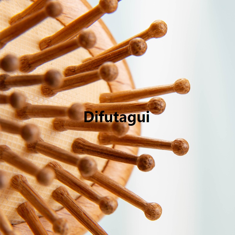 Difutagui Comb Hair Care Portable Hair Loss Paddle Health Comb1PCWood Professional Bargain price Pad Massage Brush Mini Comb Scalp Health Bamboo