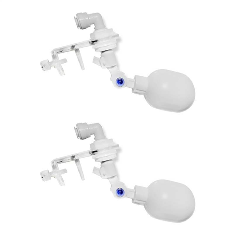 2X Auto Aquarium Water Changer Kit Power Free Fish Tank Float Ball Valve Type Auto Water Filler Water Level Controller