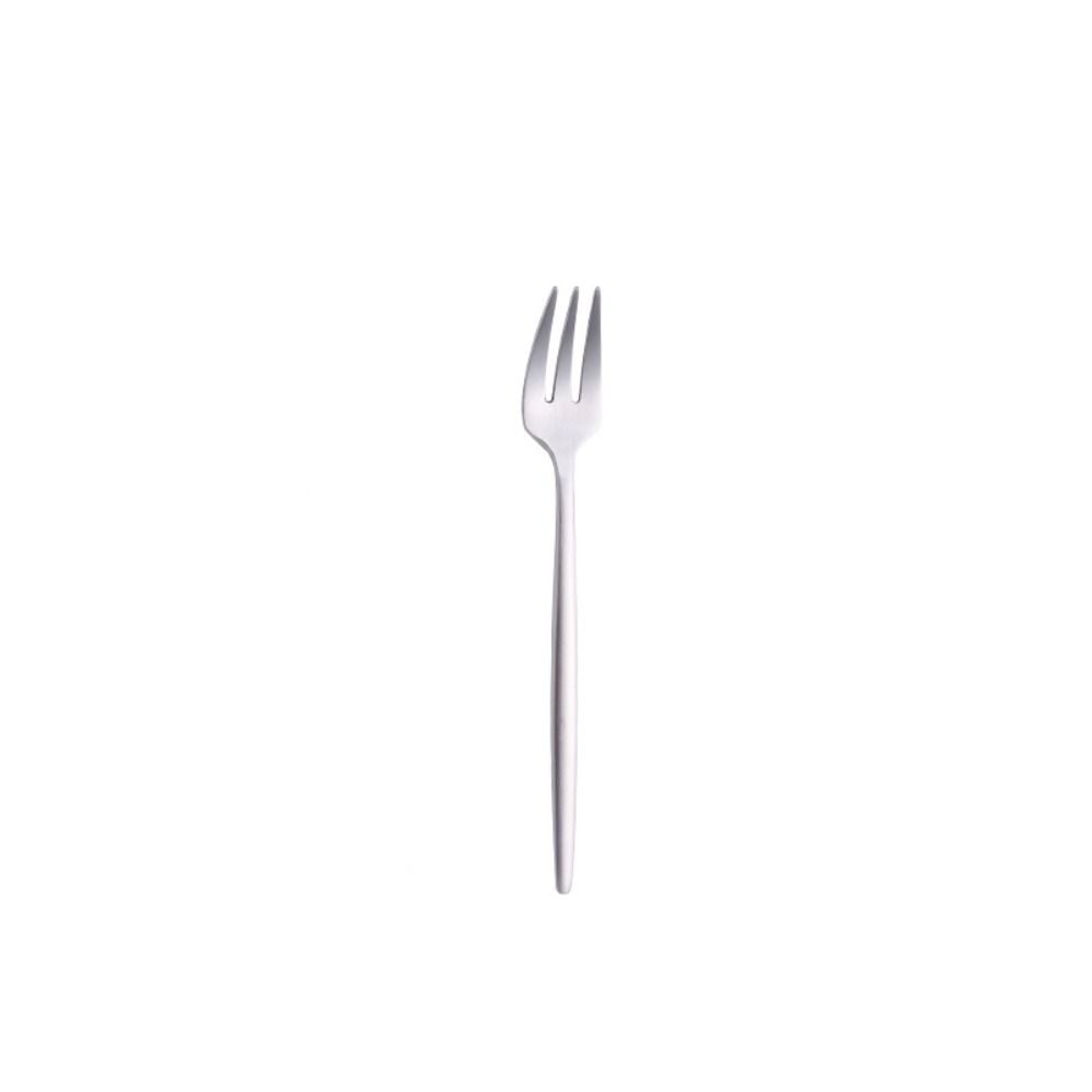 Pc Polishing Kitchen Utensils For Cake Dessert 304 Stainless Steel Dessert Fork Fruit Fork Tableware Tea Fork Set