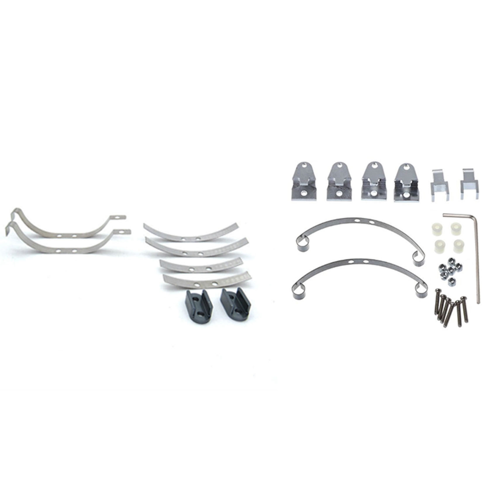 FORIDE 2 Set RC Car Part: 1 Set Steel Leaf Spring Suspension Set & 1 Set Steel Leaf Springs Suspension