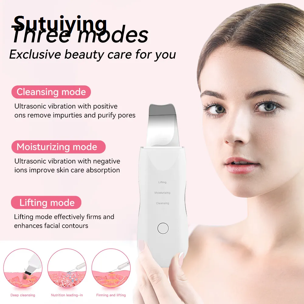 Wenefang Blackhead Remover Deep Facial Cleansing Spatula Face Cleaning Lift Machine Peeling Shovel Pore Cleaner Black Dot Sebum remover