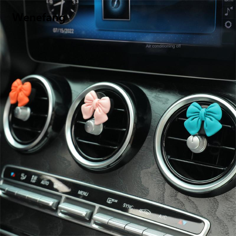 Wenefang 1/5 Pack Car Air Conditioner Replacement Fragrance Air Outlet Freshener Aromatherapy Car Perfume Car Accessories
