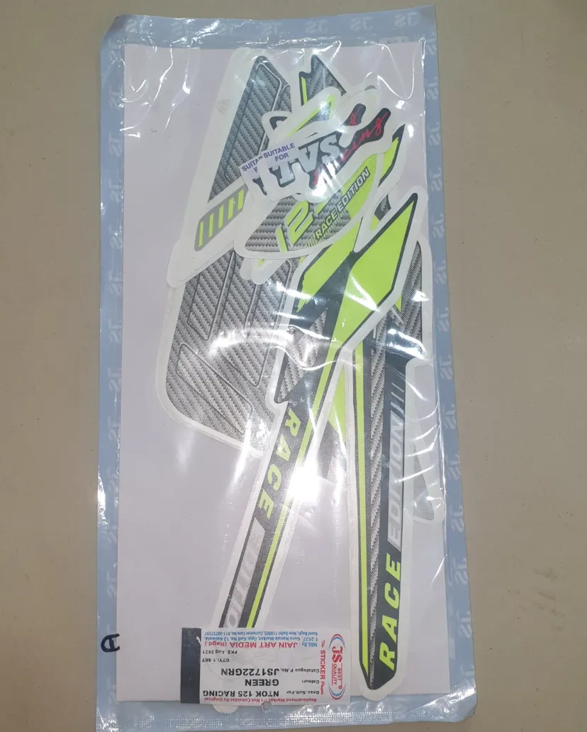 Full Body Stricker For Tvs Ntorq Neon