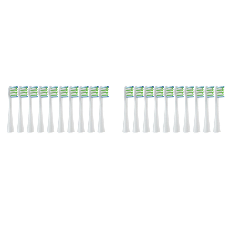 20PCS Replacement Brush Heads for Flow/X/ X PRO/F1/ One/ Air 2 Electric Toothbrush Soft Bristle Nozzles,B