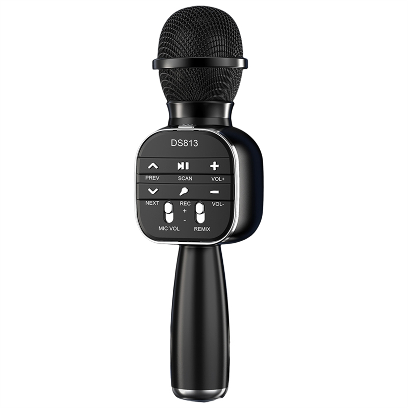 Wireless Bluetooth Microphone Handheld Microphone Set Kit Professional Speaker Music Player Gaming Mic for DS813 Home KTV