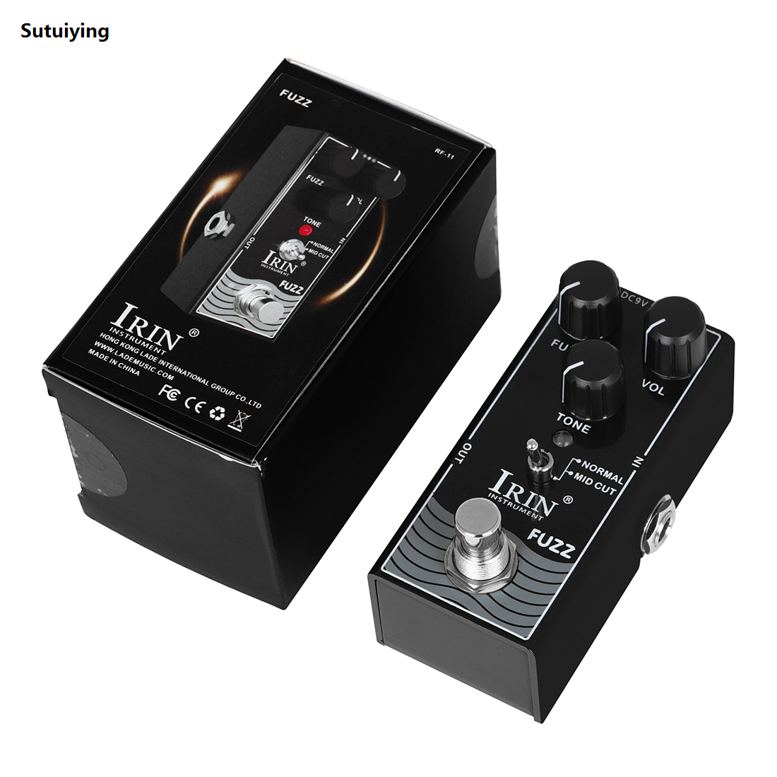 Sutuiying IRIN RF-11 FUZZ Electric Guitar Effect Pedal FUZZ Type Distortion Original Classic Rock Distortion Effect True Bypass Pedal Guitar Parts