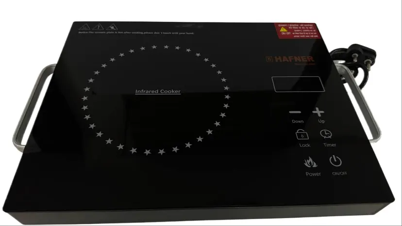 Hafner Infrared Shine W98/ 2000W , Touch Control , 5 Cooking Function , Easy TO Use