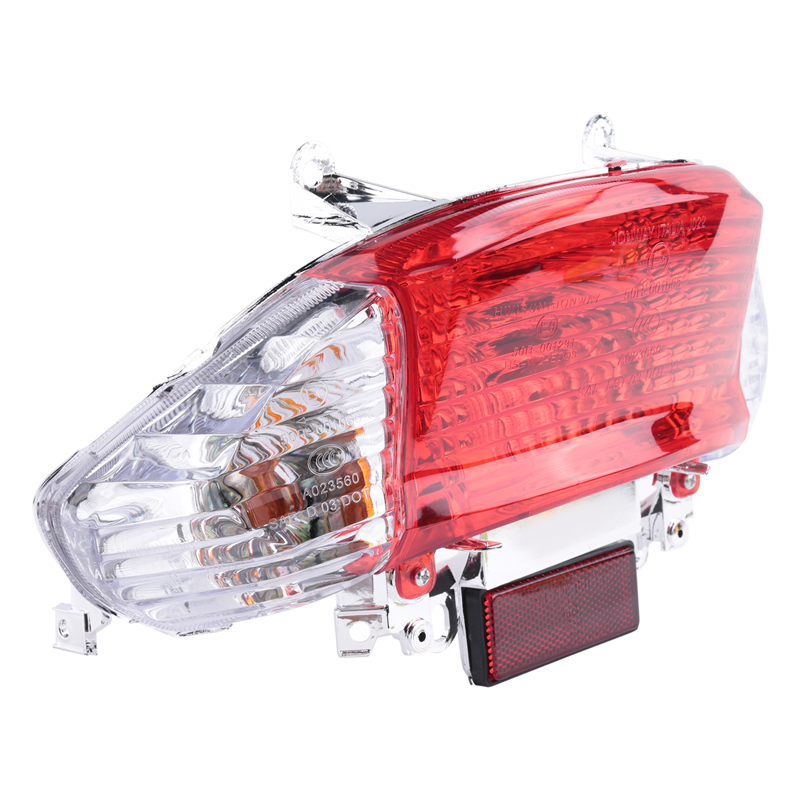 Motorcycle Tail Light for Gy6 Scooter 50Cc Rear Tail Light Led Turn Signal Indicator Lamp for Chinese Sunny