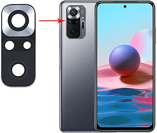 Back Camera Glass + Adhesive for Xiaomi Redmi Note 10