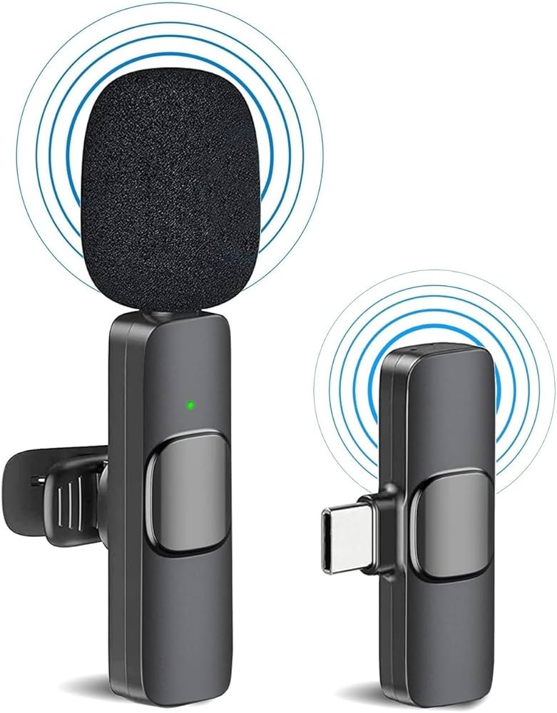 Wireless Lavalier 2.4G Live Broadcasting Host Microphone Noise Reduction High Sound Quality Ultra Long Distance Small Microphone