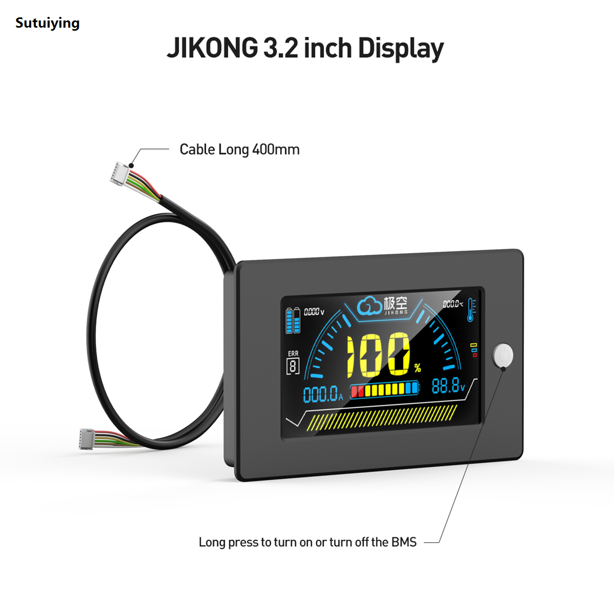 Sutuiying JIKONG BMS 3.2 inch Screen Sales promotion Display for JIKONG all BMS
