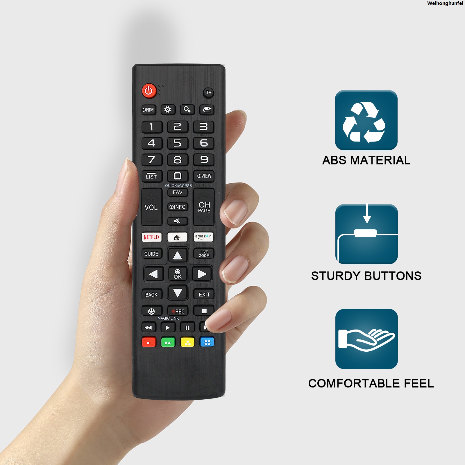 WeihonghunfeiLuxury Compatible with -Lg- Tv Remote Control (All Models) for All Smart Tv Lcd Led 3D Akb75375604 Akb75095307 Akb75675304 Akb75095308