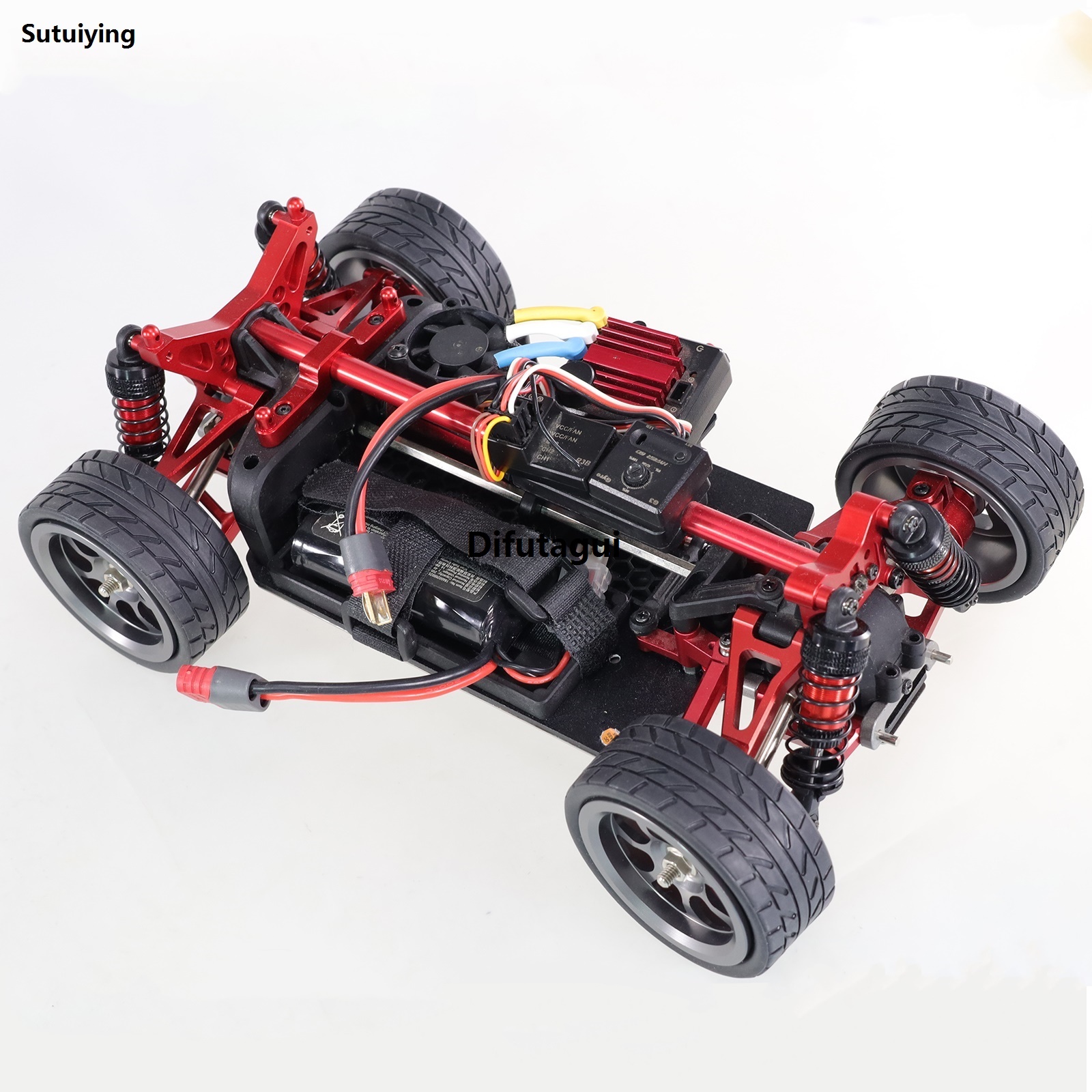 Sutuiying MJX Hyper Go 14301 14302 14303 RC Car Metal Steering Cup Upper Lower Fifty percent discount Swing Arm Set Shock Tower Bracket Body Post Upgrade Parts