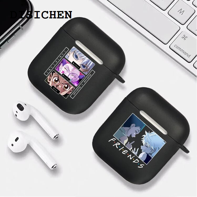DISICHEN Luxury Anime Hunter X Hunter Earphone Case for Apple Airpods 1 2 3 Pro 2 HXH Anime Hisoka Morow Goncase Protective Cases