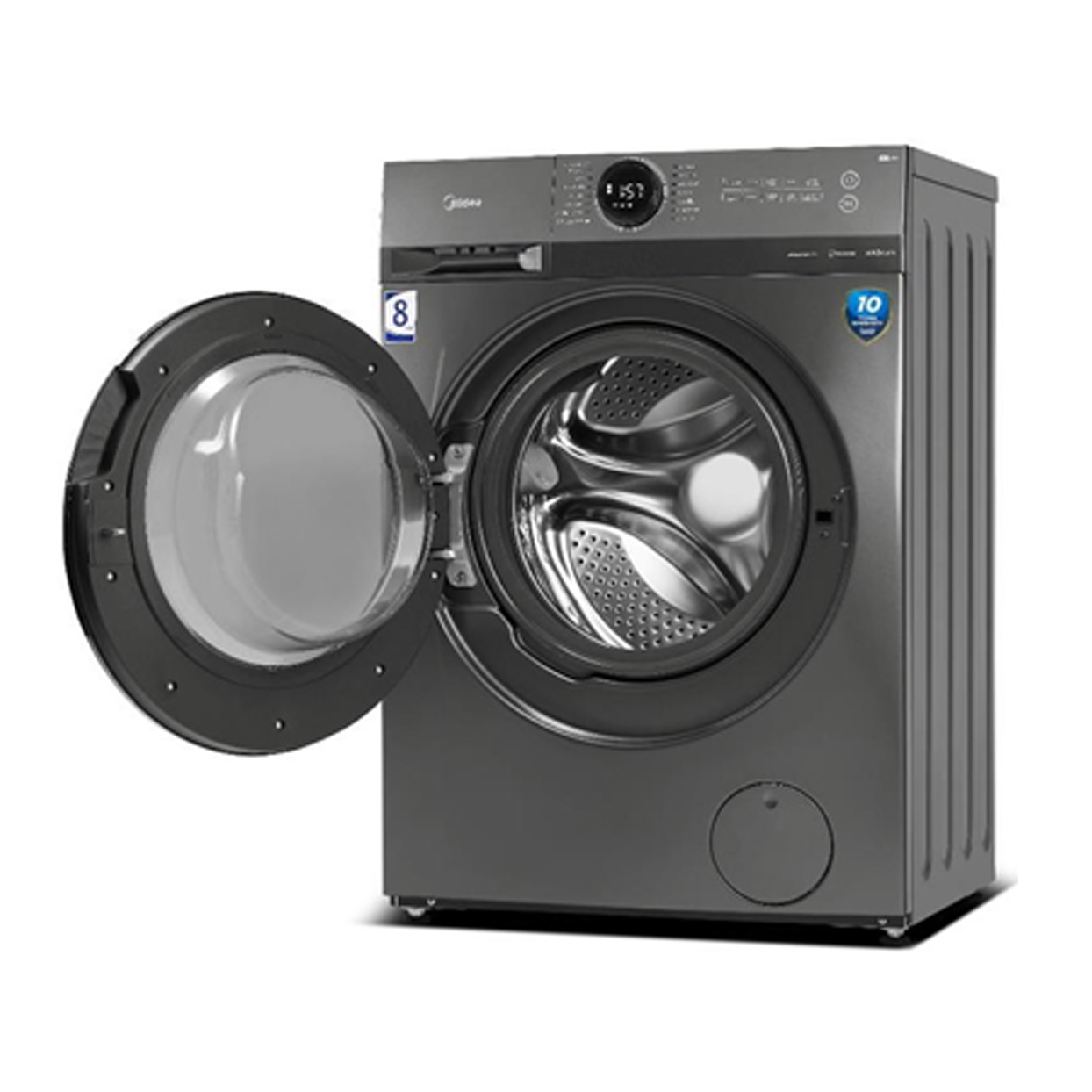 Midea 8 Kg Front Load Washing Machine MF100W80B/T-NP