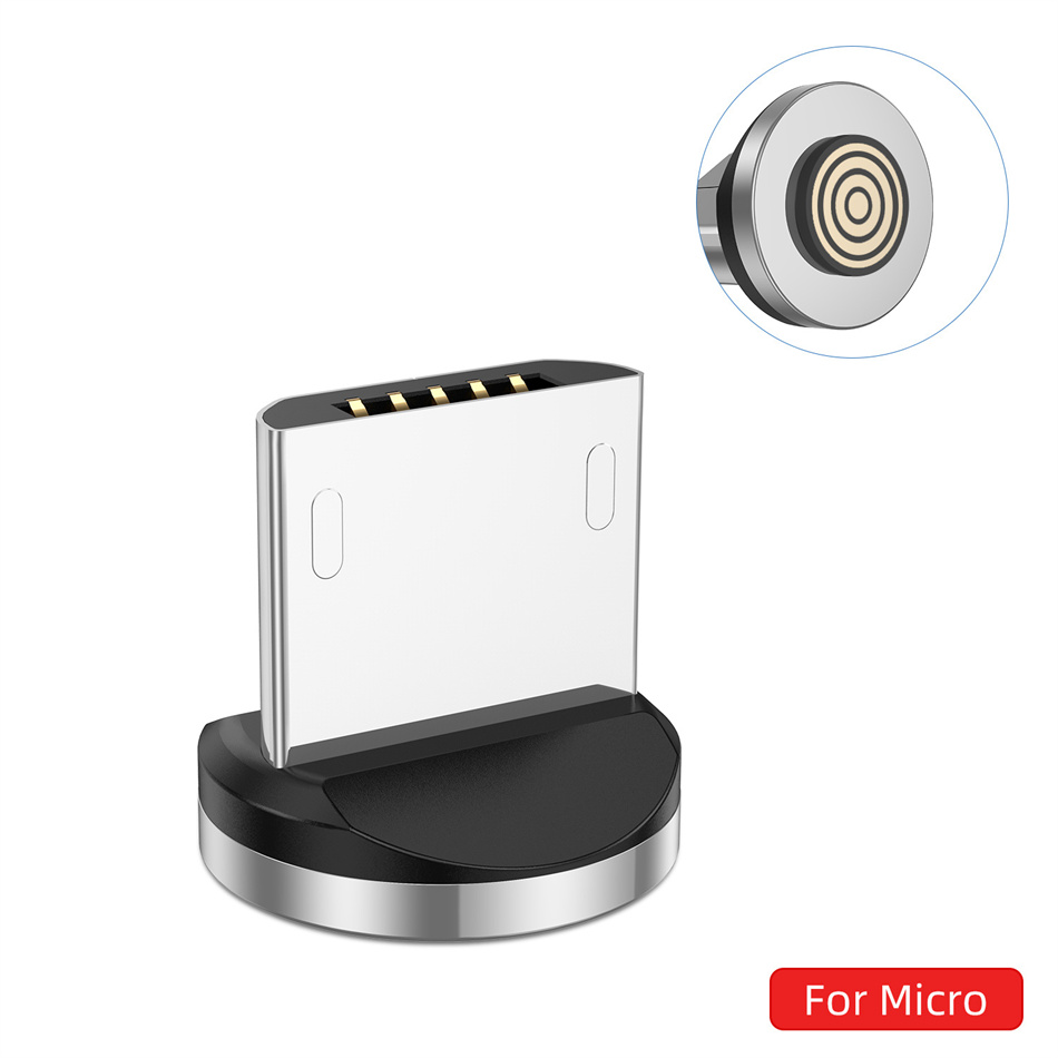 USLION PD 60W 3A Fast Charging Magnetic Cable 540┬░ Rotate Micro USB Type C Cable For iPhone Samsung Xiaomi Phone Data Wire Cord Bles Online DZ-30D-13