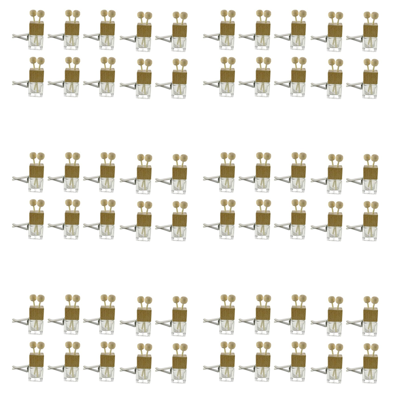 60Pcs Car Perfume Vent Clip Auto Air Outlet Perfume Bottle Remove Odor Essential Oil Diffuser Aroma Fragrance Diffuser