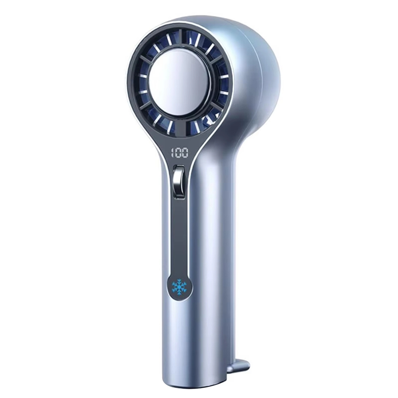 Handheld Fan with Adjustable Speeds 3000mAh Battery Portable Cooling Device for Outdoor Use