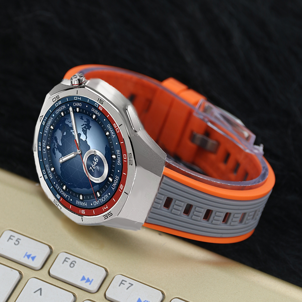 50% discount 22MM Soft Sports Breathable Starp For Huawei Watch 5 Pro 46MM Silicone Band For Huawei Watch 3/4 Pro GT5 GT4 GT3 GT2 Wrist Belt