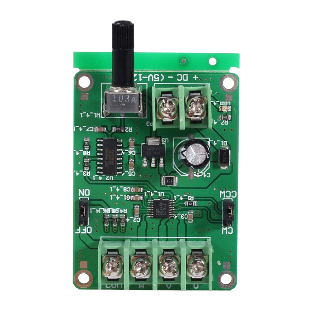 DC Motor Driver Board for Disks, Optical Drives, 3/4-Wire Motors