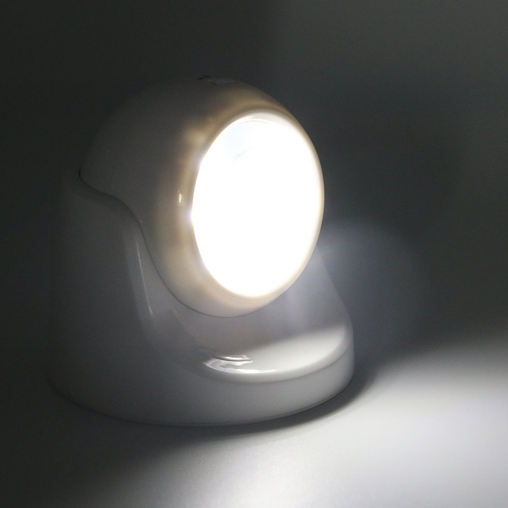 NEW 【Innovative design】360 Degree Rotation 9LEDs Smart Human Motion Sensor Light Battery Powered PIR LED Night Light Night Lamp For Closet Cabinet