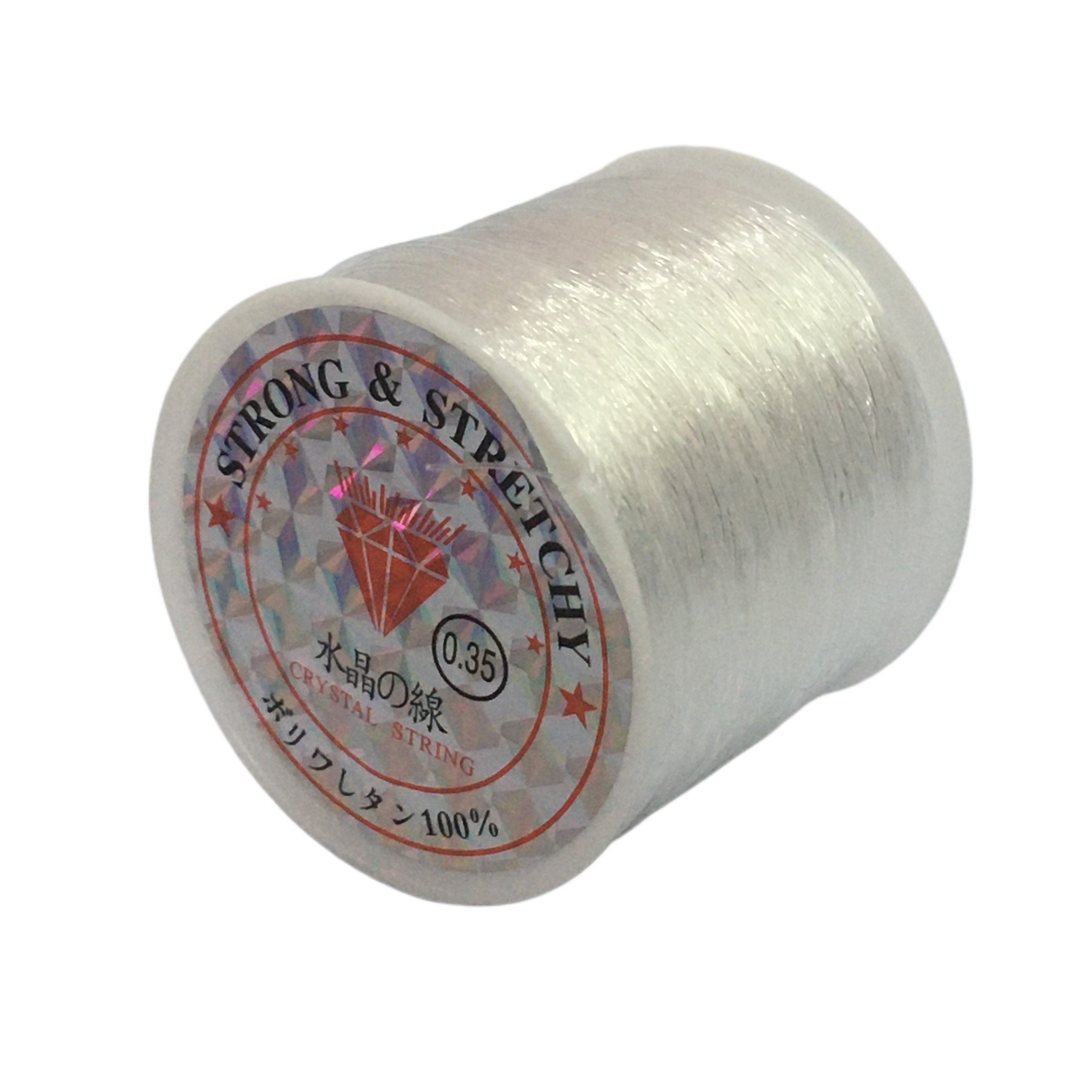 Nylon String Fish Line Wire 45m x 0.35mm - Durable, UV and Corrosion Resistant for Crafting, Jewelry Making, and Fishing