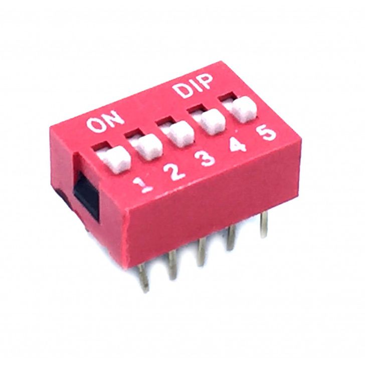 5 Pin Dip Switch (2Pcs)