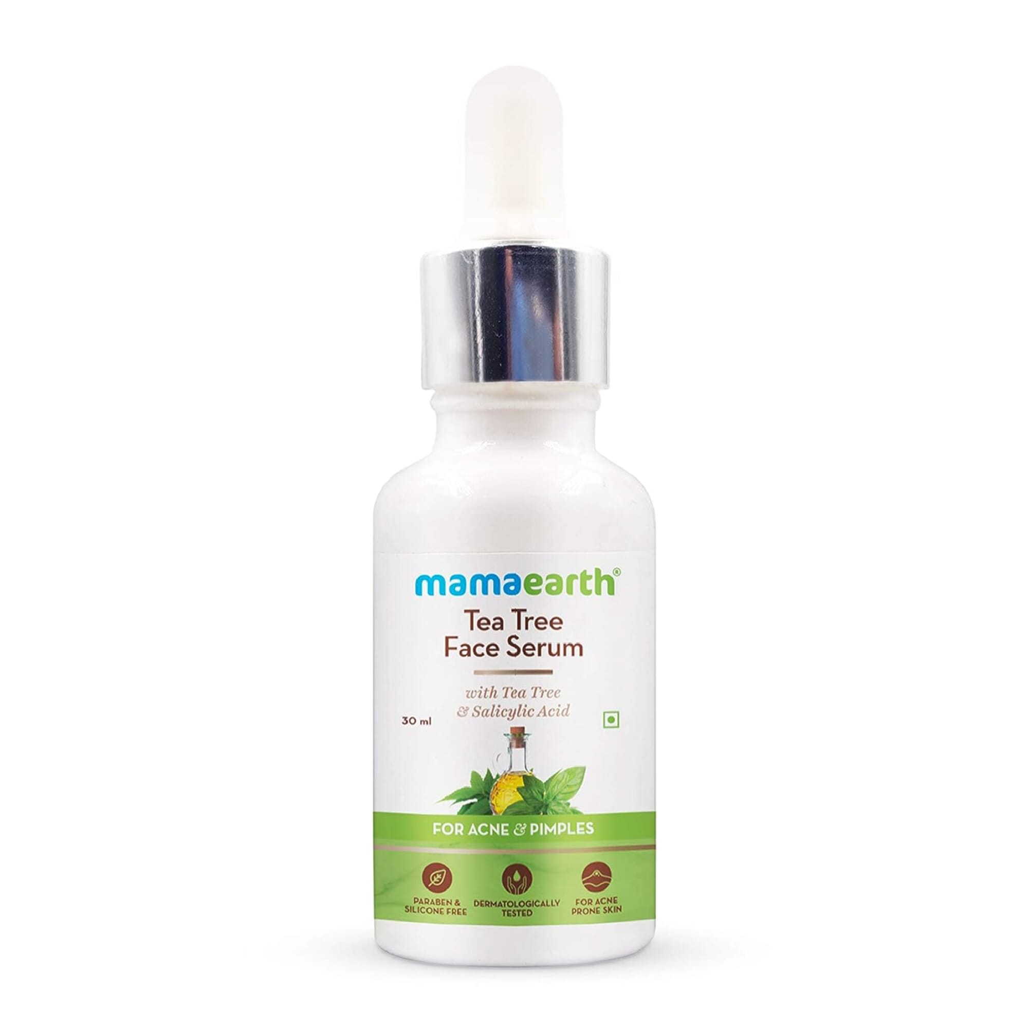 Mamaearth Tea Tree Face Serum For Acne Prone Skin With Tea Tree & Salicylic Acid For Acne & Pimples, 30Ml