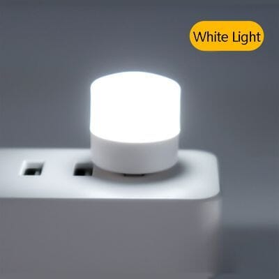 Mini USB White Night Led Light & Lamp, 5V- 1W White Led Blub