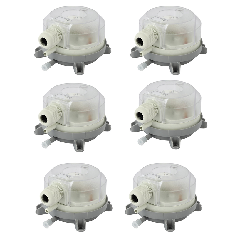 OUMERY 6X Air Differential Pressure Switch 50-500Pa Adjustable Micro- Pressure Air Switch