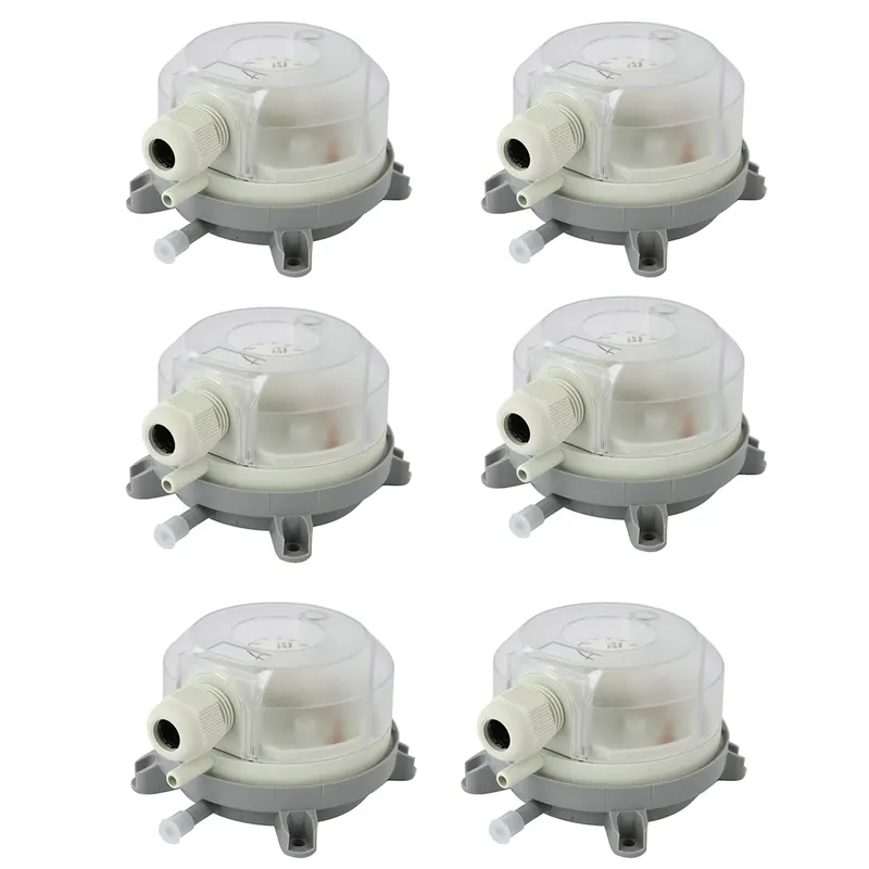 OUMERY 6X Air Differential Pressure Switch 50-500Pa Adjustable Micro- Pressure Air Switch