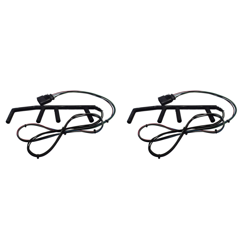 JINMY 2X 038971220C 4 Wire Crude Oil Glow Plug Wiring Harness Golf TDI Golf 1.9L 2002-2004