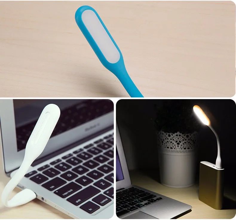 Mini 5V USB LED Light Portable Eye Protection Night Lights Bendable Table Lamps Reading Lamp For Power Bank Laptop