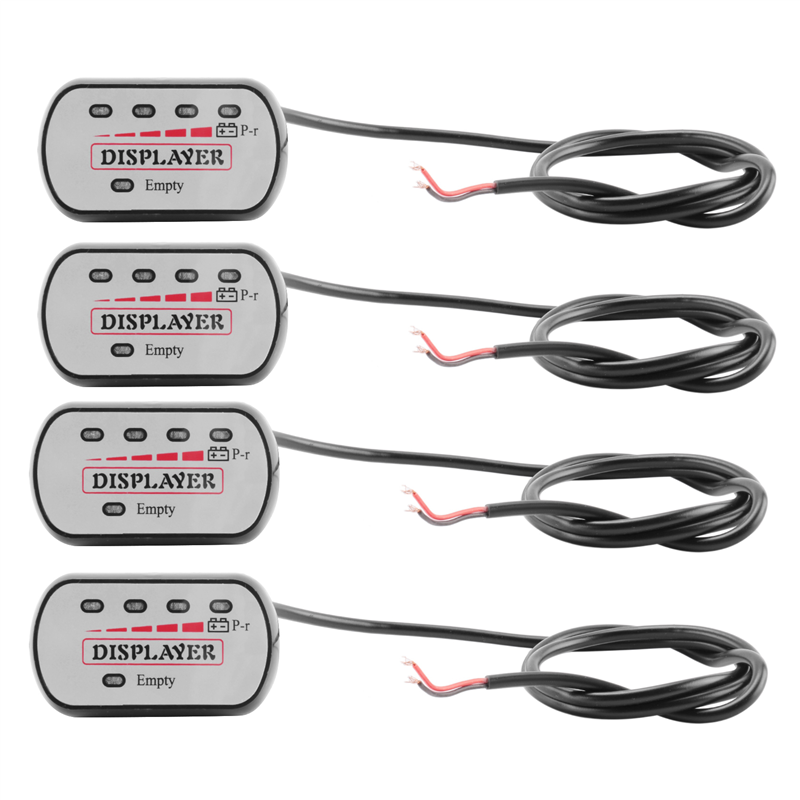 ARELENE 2X 48V Battery Indicator Voltmeter E-Bike Bicycle Capacity Display